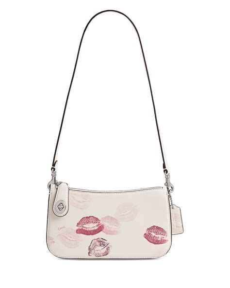 lip print coach bag